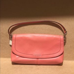 Coach Wristlet Wallet in Peach